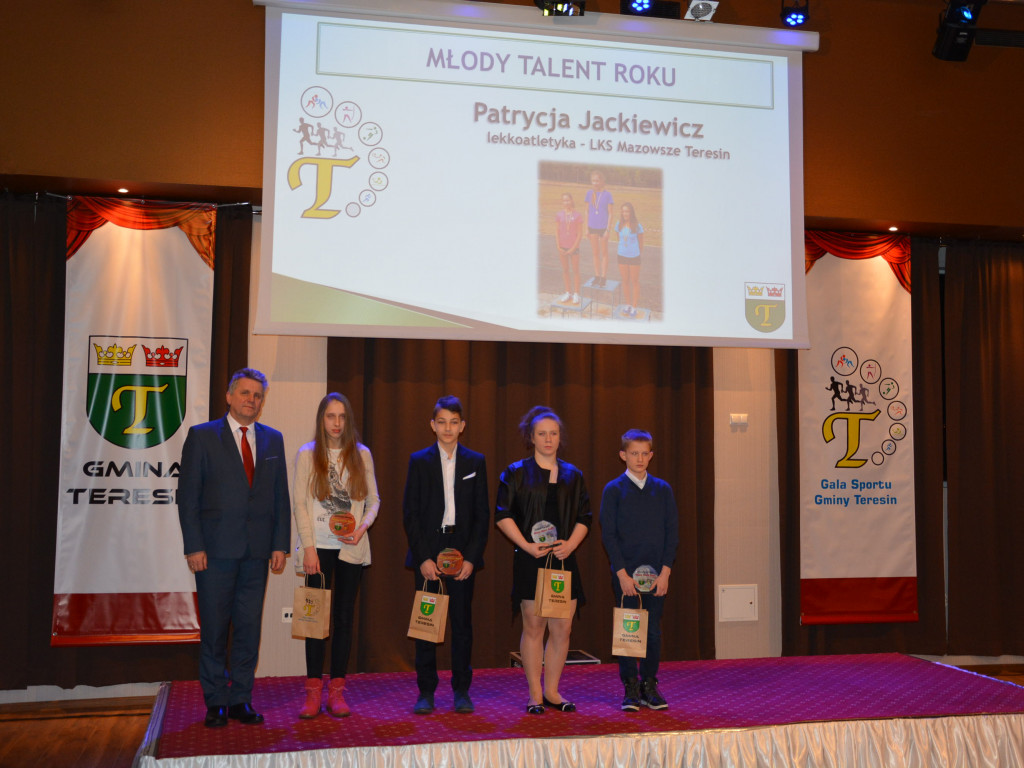 Teresin nagrodził najlepszych sportowców