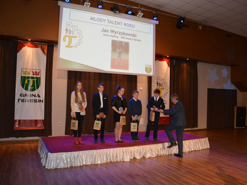 Teresin nagrodził najlepszych sportowców