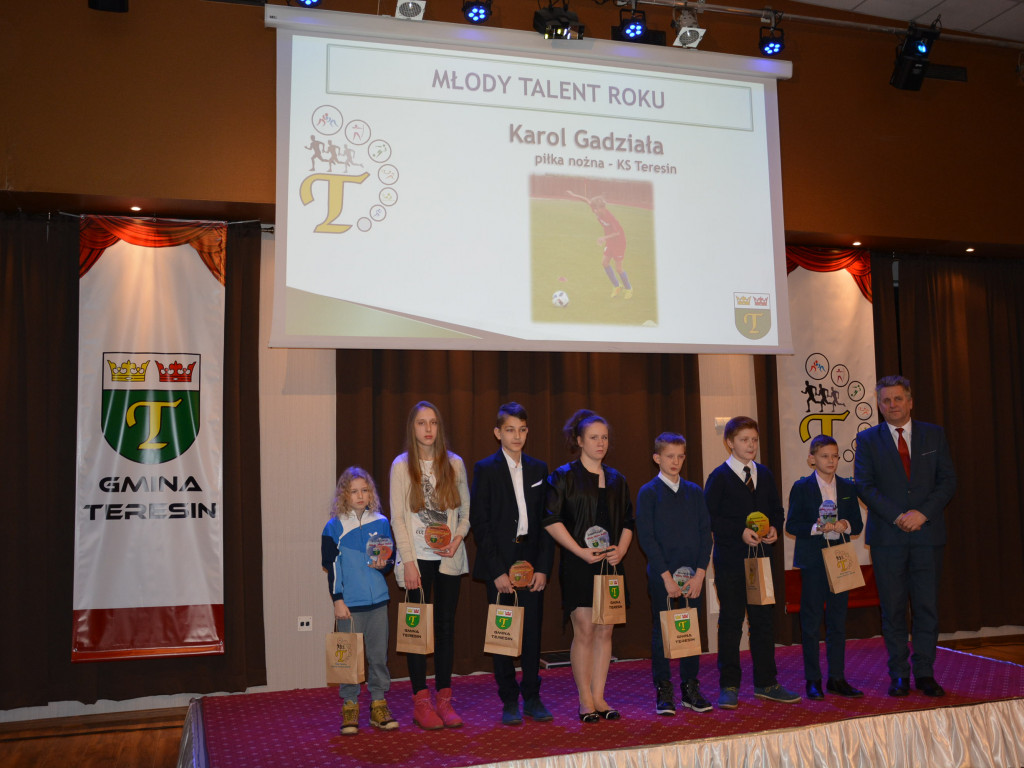 Teresin nagrodził najlepszych sportowców