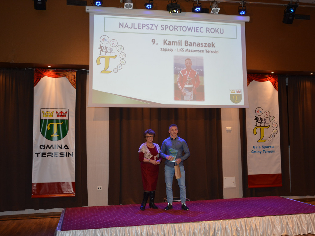Teresin nagrodził najlepszych sportowców