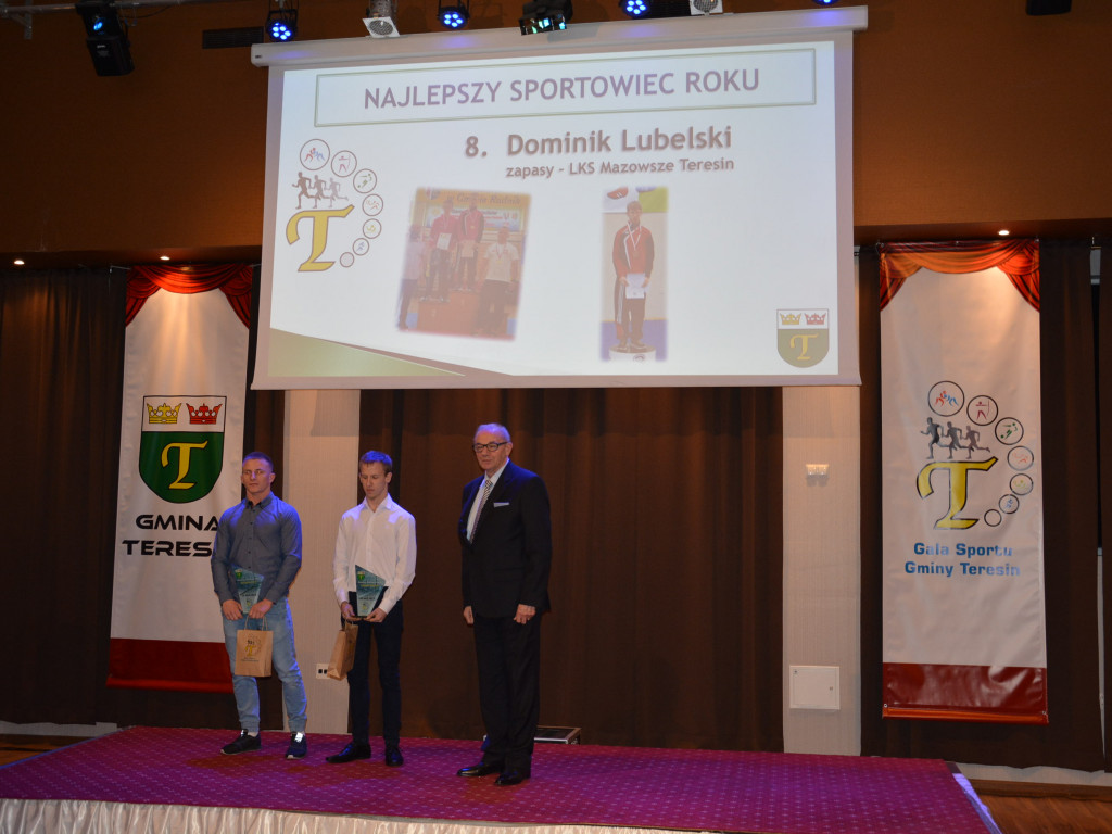 Teresin nagrodził najlepszych sportowców