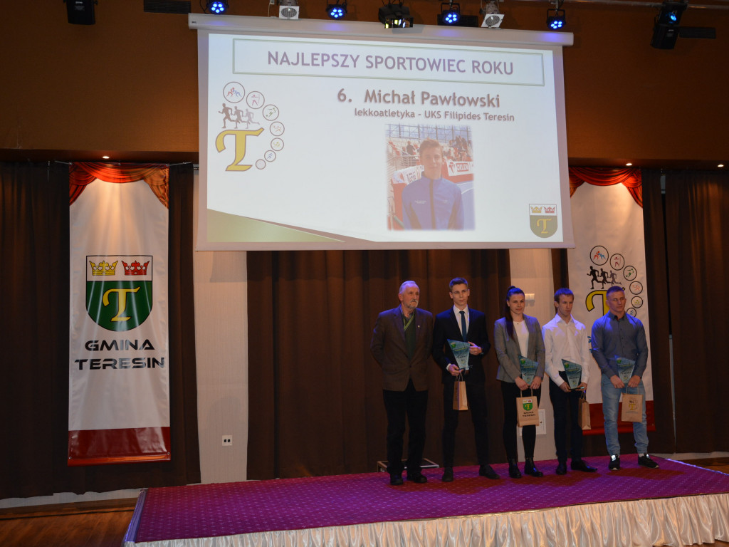 Teresin nagrodził najlepszych sportowców