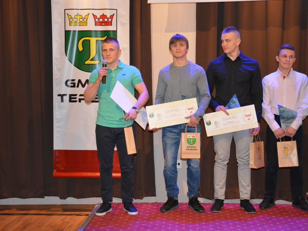 Teresin nagrodził najlepszych sportowców