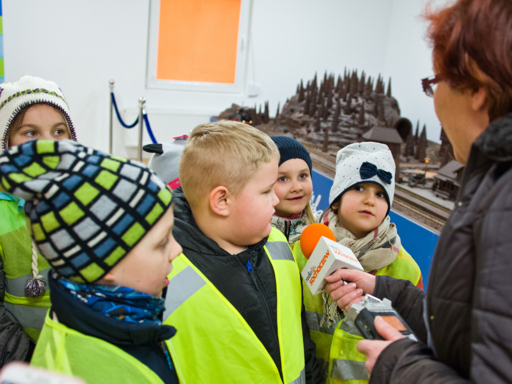 Czekoladowa makieta w sochaczewskim Muzeum Kolei Wąskotorowej - zdjęcia