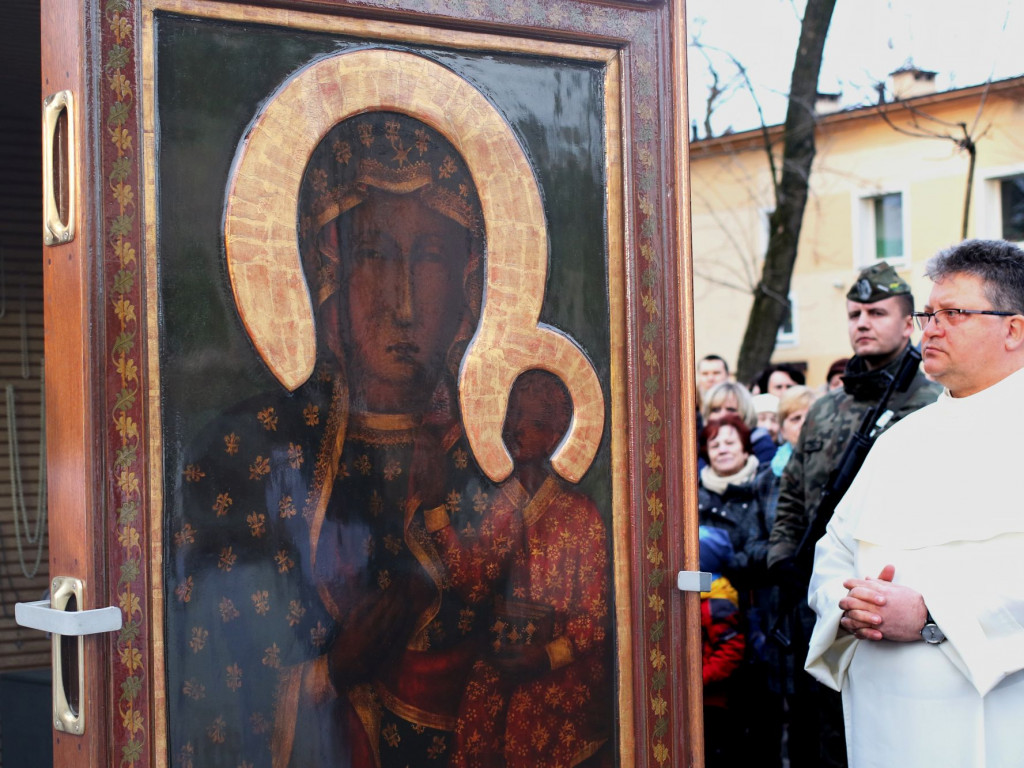 Powitanie kopii obrazu Matki Boskiej Częstochowskiej