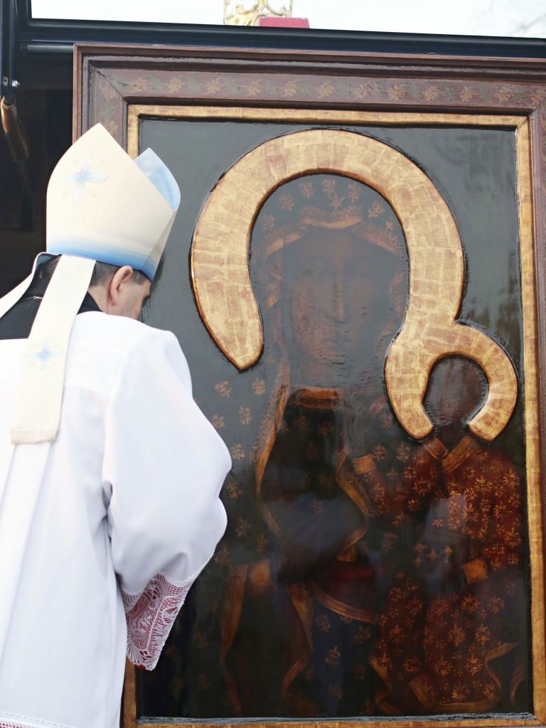 Powitanie kopii obrazu Matki Boskiej Częstochowskiej