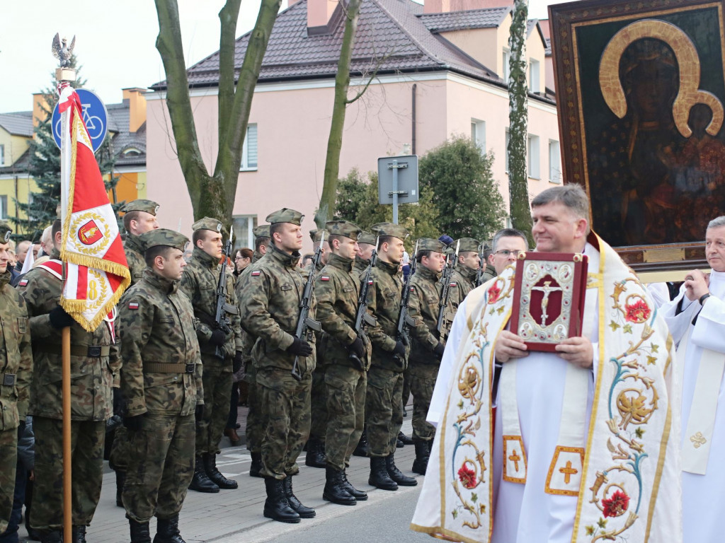 Powitanie kopii obrazu Matki Boskiej Częstochowskiej