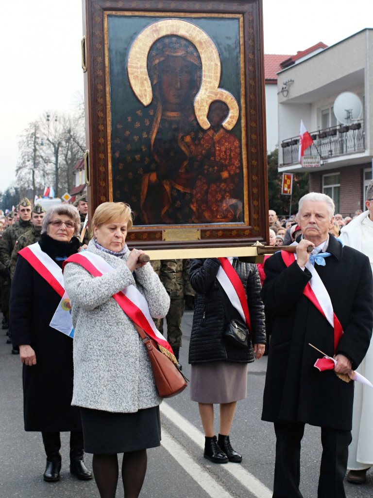 Powitanie kopii obrazu Matki Boskiej Częstochowskiej