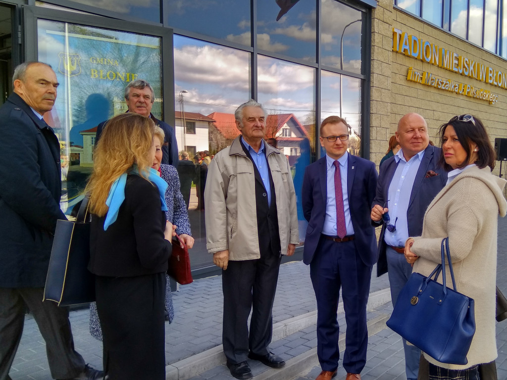 Otwarcie nowego budynku Stadionu Miejskiego w Błoniu