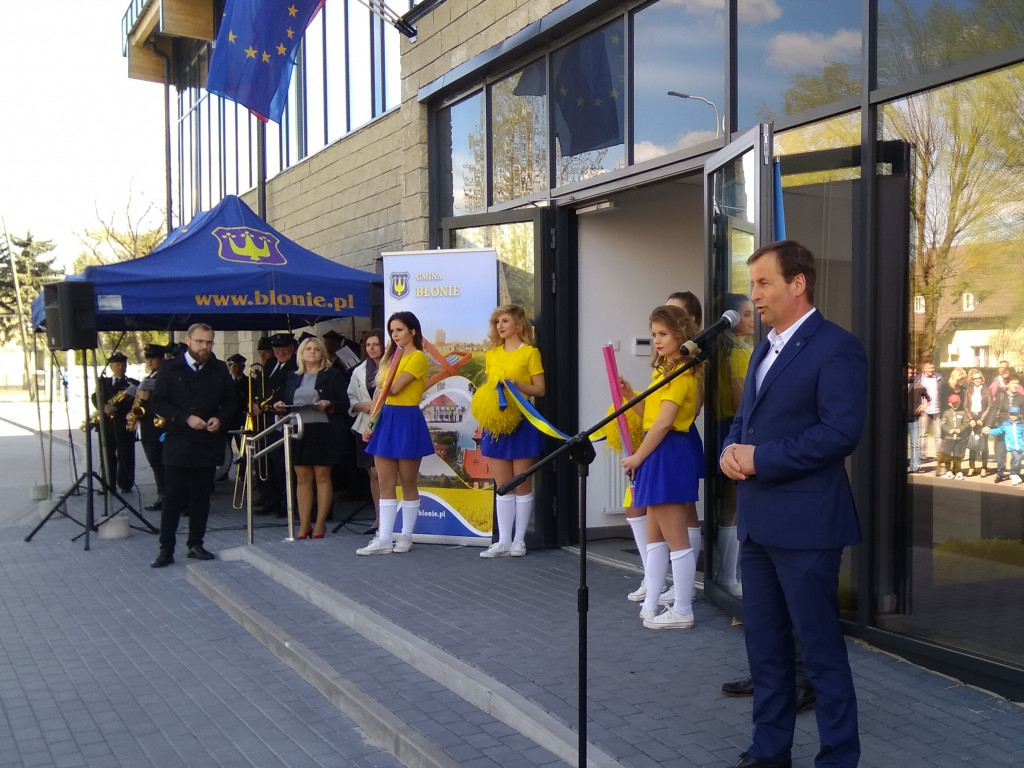 Otwarcie nowego budynku Stadionu Miejskiego w Błoniu