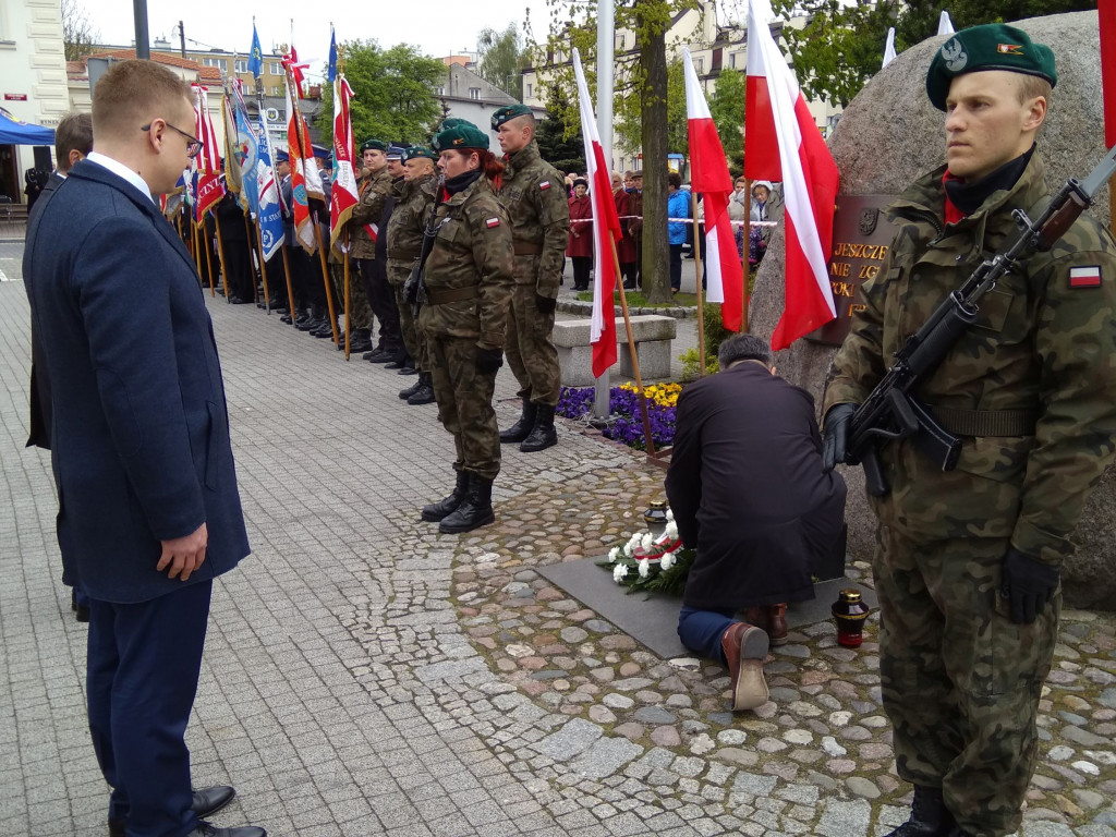 Obchody 226 rocznicy uchwalenia konstytucji 3 maja w Błoniu
