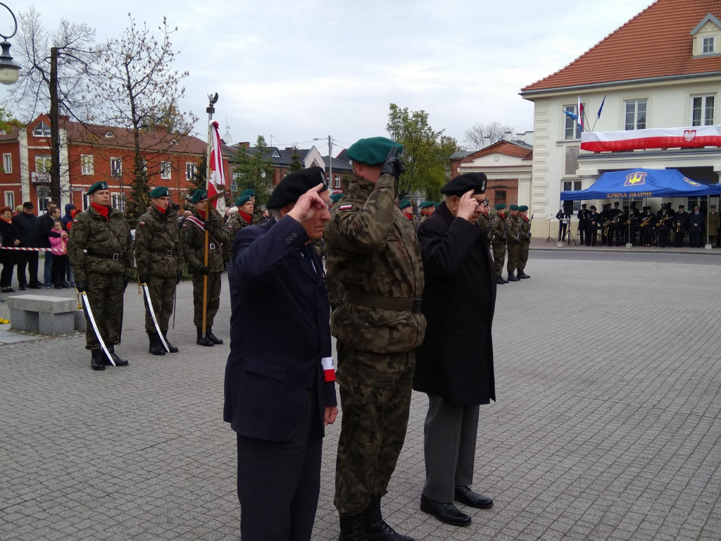 Obchody 226 rocznicy uchwalenia konstytucji 3 maja w Błoniu