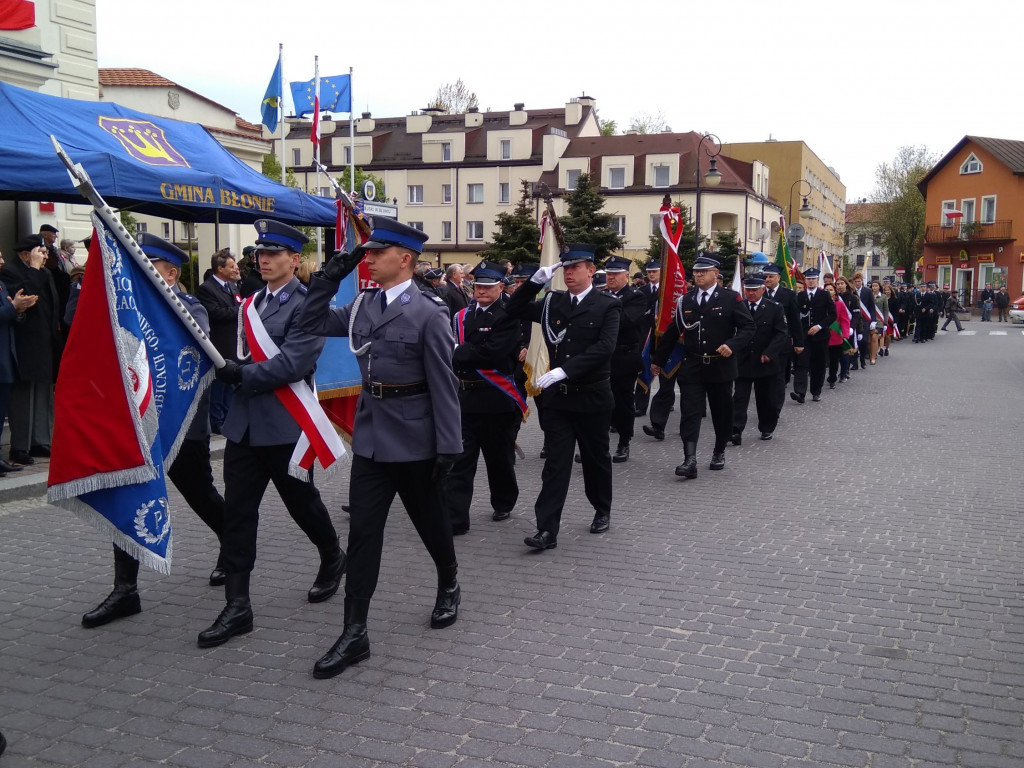 Obchody 226 rocznicy uchwalenia konstytucji 3 maja w Błoniu