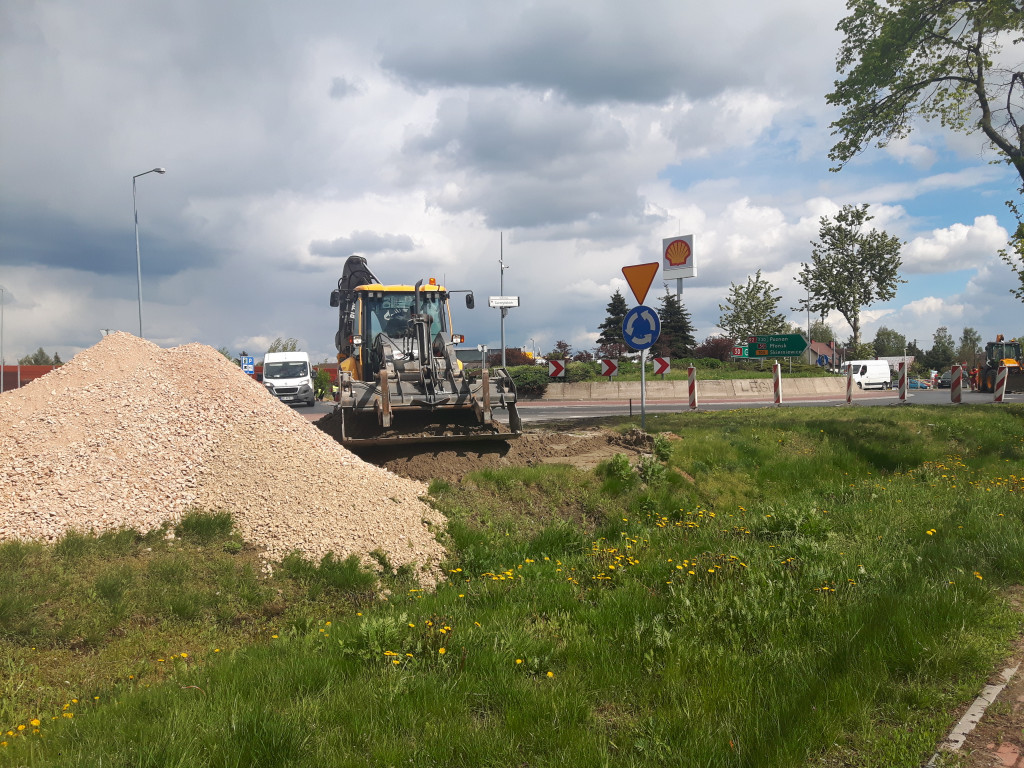 Utrudnienia na rondzie na obwodnicy Sochaczewa