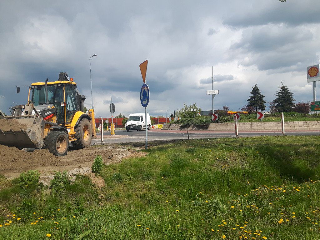 Utrudnienia na rondzie na obwodnicy Sochaczewa