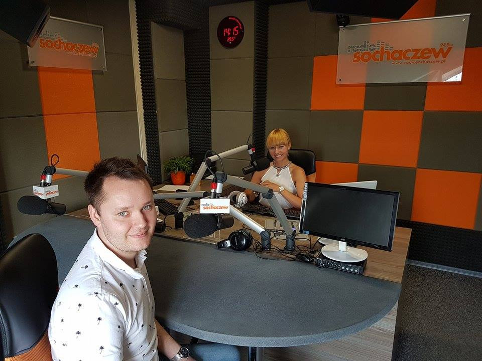 Popołudnie z Radiem Sochaczew: Rozmowa Aleksandry Skwiry z Łukaszem Rostkowskim