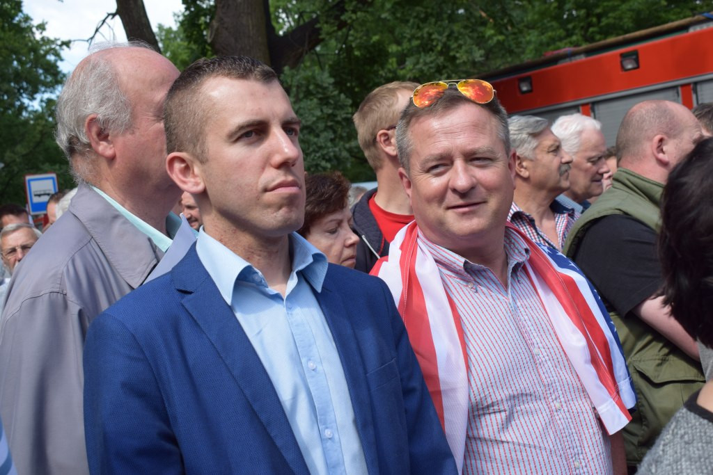 Sochaczewianie przywitali Donalda Trumpa w stolicy