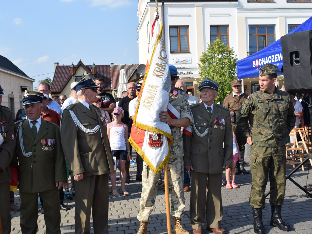 Uroczyste obchody 73. rocznicy wybuchu powstania warszawskiego w Sochaczewie
