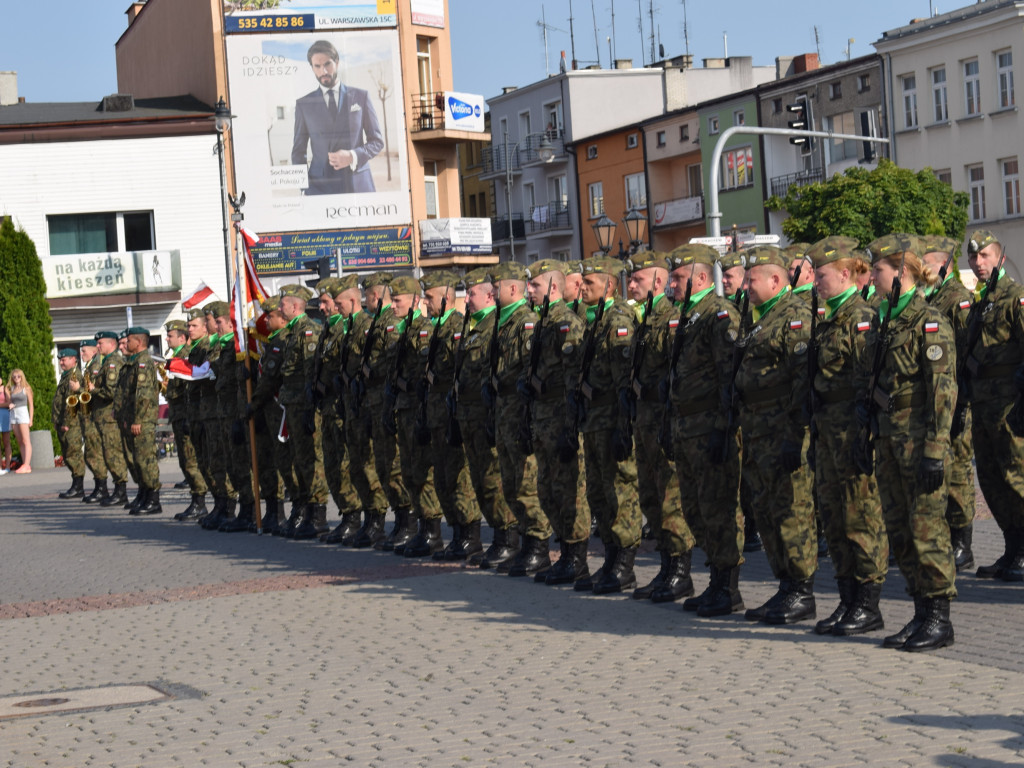 Uroczyste obchody 73. rocznicy wybuchu powstania warszawskiego w Sochaczewie