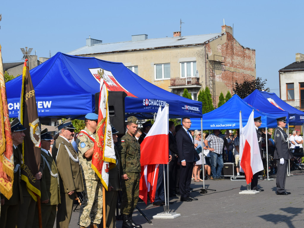 Uroczyste obchody 73. rocznicy wybuchu powstania warszawskiego w Sochaczewie