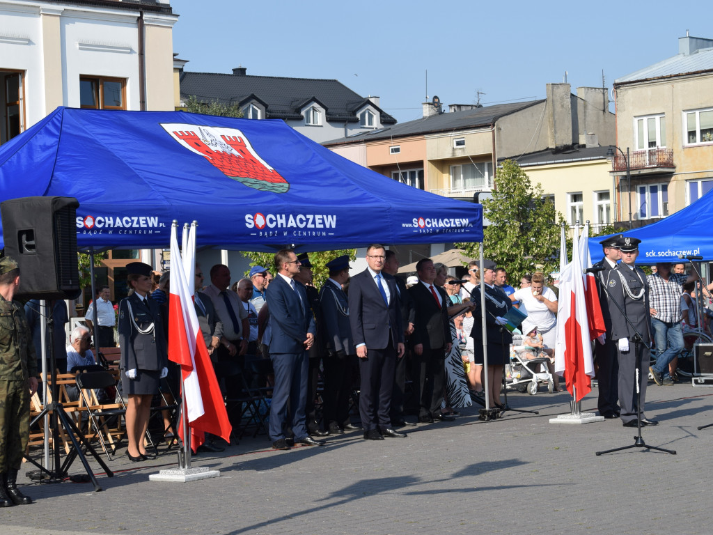 Uroczyste obchody 73. rocznicy wybuchu powstania warszawskiego w Sochaczewie