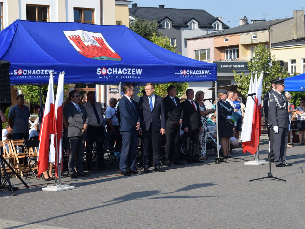 Uroczyste obchody 73. rocznicy wybuchu powstania warszawskiego w Sochaczewie