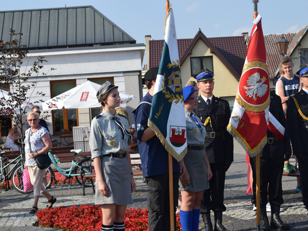 Uroczyste obchody 73. rocznicy wybuchu powstania warszawskiego w Sochaczewie