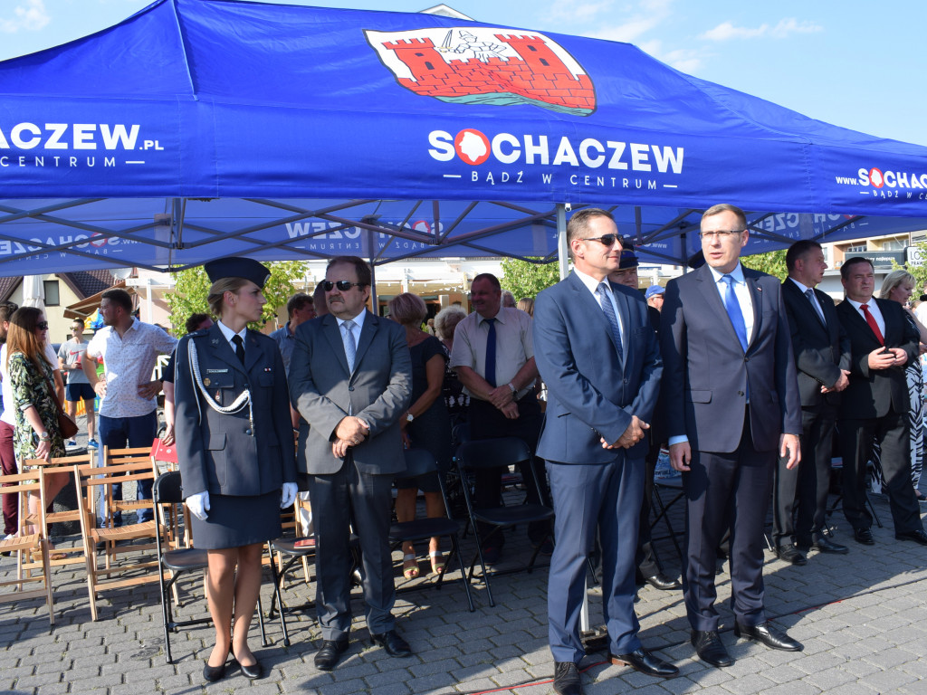 Uroczyste obchody 73. rocznicy wybuchu powstania warszawskiego w Sochaczewie