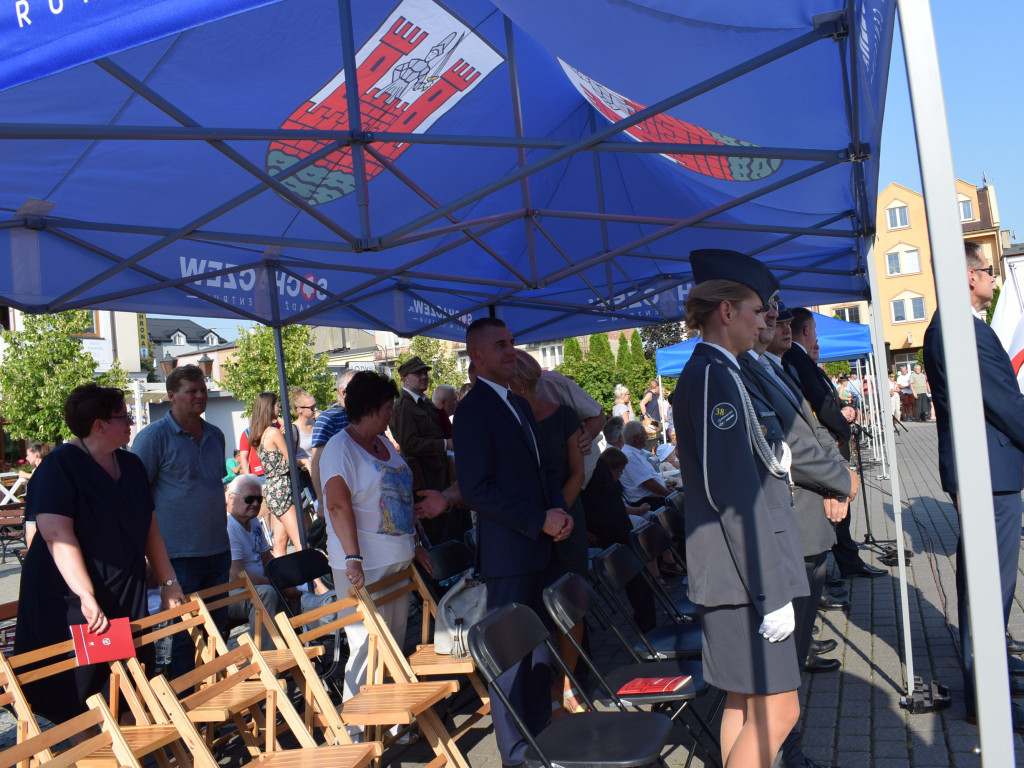 Uroczyste obchody 73. rocznicy wybuchu powstania warszawskiego w Sochaczewie
