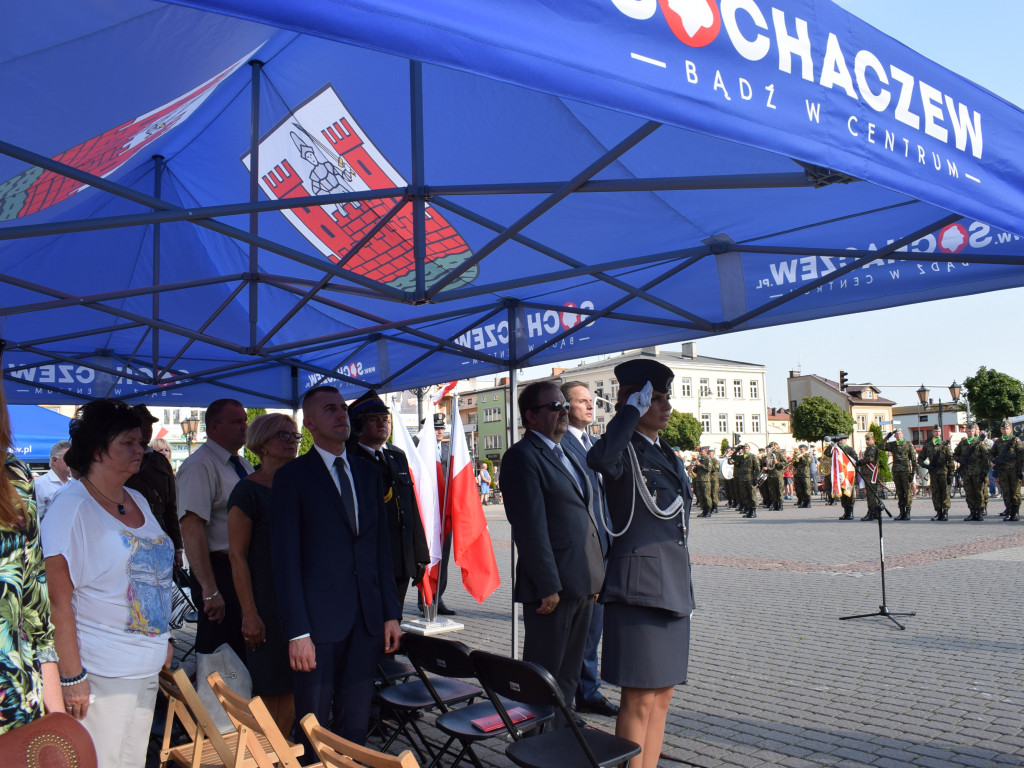 Uroczyste obchody 73. rocznicy wybuchu powstania warszawskiego w Sochaczewie