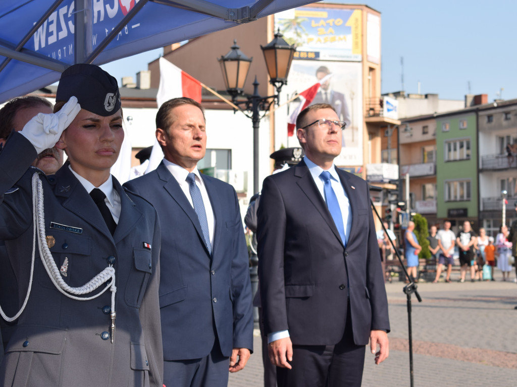 Uroczyste obchody 73. rocznicy wybuchu powstania warszawskiego w Sochaczewie