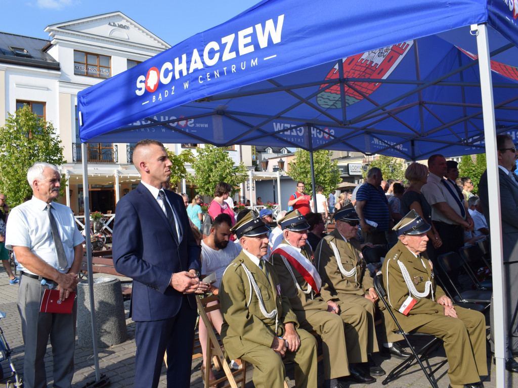 Uroczyste obchody 73. rocznicy wybuchu powstania warszawskiego w Sochaczewie