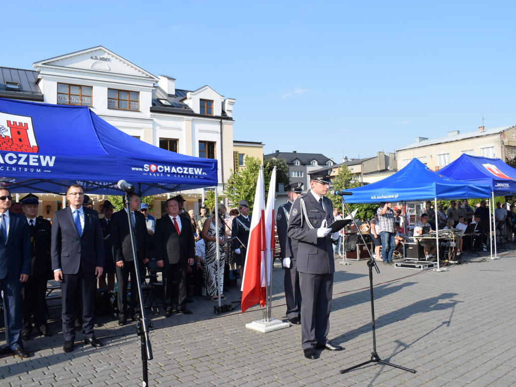 Uroczyste obchody 73. rocznicy wybuchu powstania warszawskiego w Sochaczewie