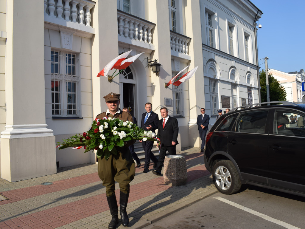 Uroczyste obchody 73. rocznicy wybuchu powstania warszawskiego w Sochaczewie