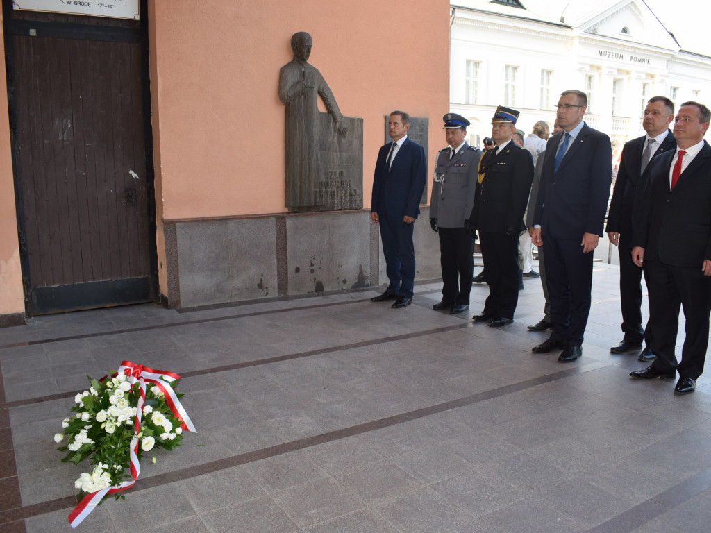 Uroczyste obchody 73. rocznicy wybuchu powstania warszawskiego w Sochaczewie