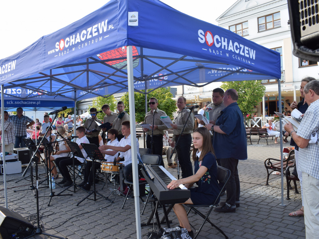 Uroczyste obchody 73. rocznicy wybuchu powstania warszawskiego w Sochaczewie