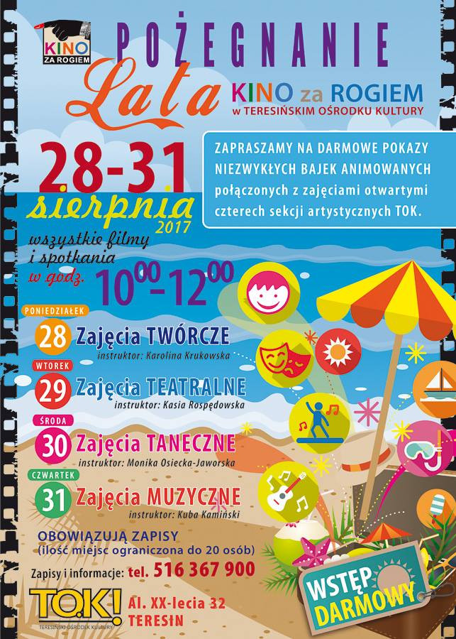Pożegnanie lata w Kinie za Rogiem w Teresinie