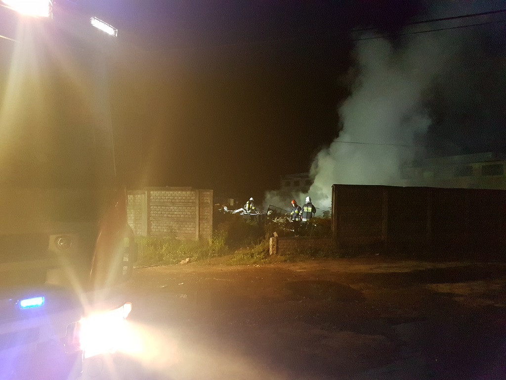 Pożar w zakładach chemicznych w Chodakowie! Trwa akcja gaśnicza!