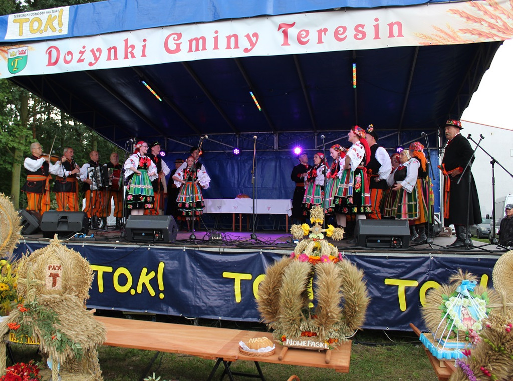 Pierwsze gminne dożynki w Teresinie za nami