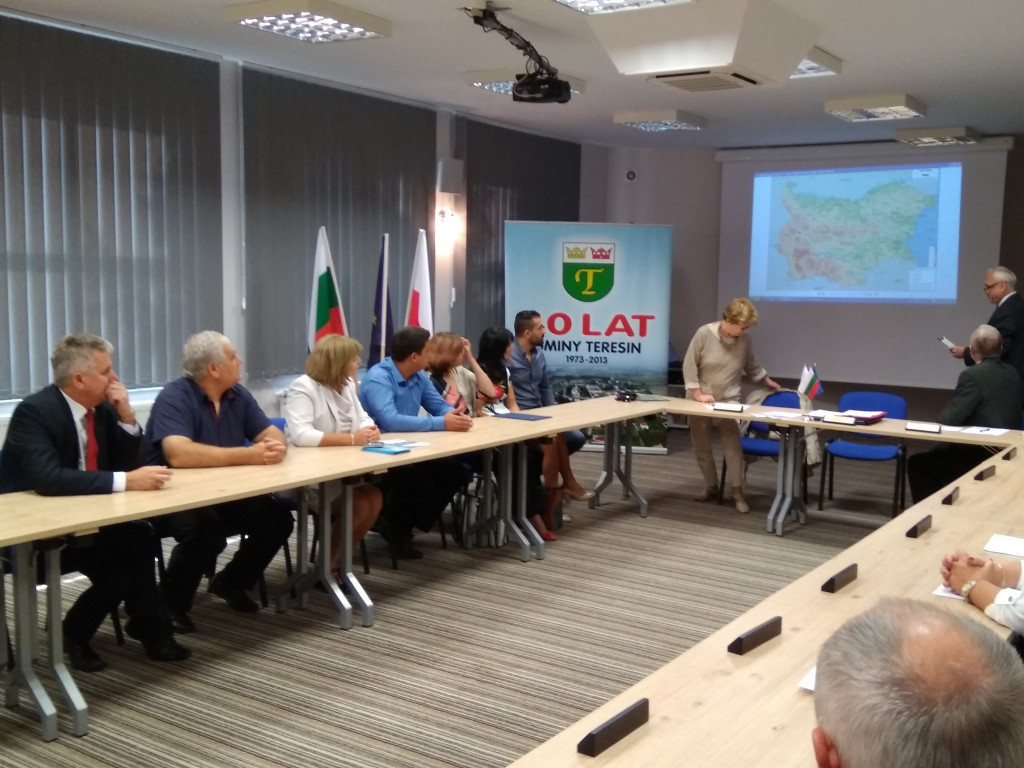 Gmina Teresin ma nowego partnera, jest nim bułgarska gmina Szabła