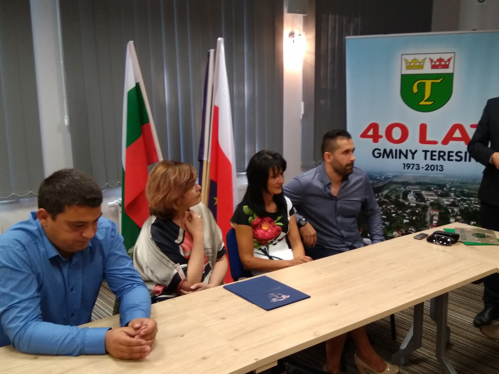 Gmina Teresin ma nowego partnera, jest nim bułgarska gmina Szabła