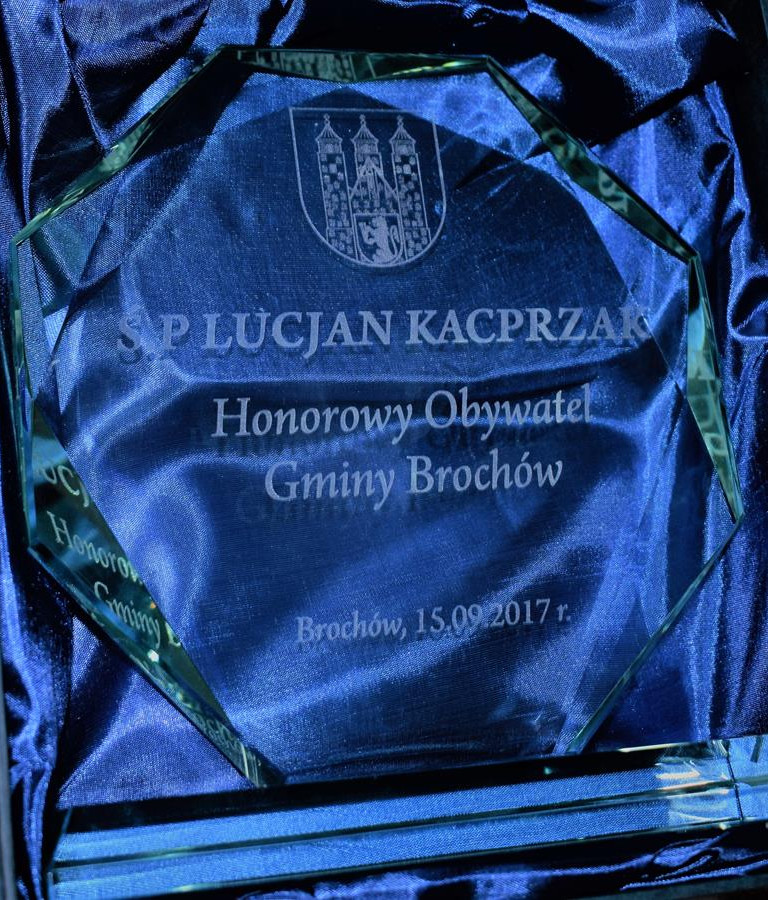 Lucjan Kacprzak Honorowym Obywatelem gminy Brochów