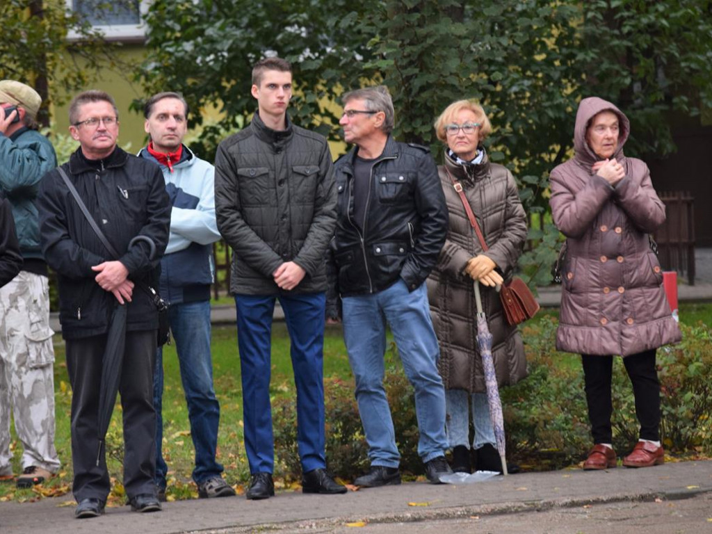 Uroczyste odsłonięcie muralu przy ul. Senatorskiej