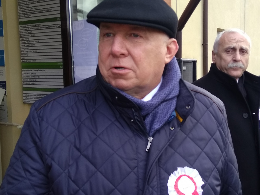 Marsz Niepodległości z marszałkiem Józefem Piłsudskim w Teresinie