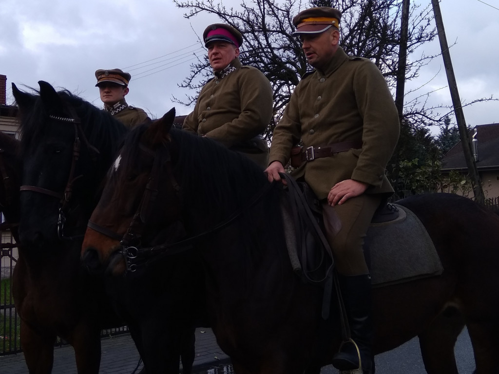 Marsz Niepodległości z marszałkiem Józefem Piłsudskim w Teresinie