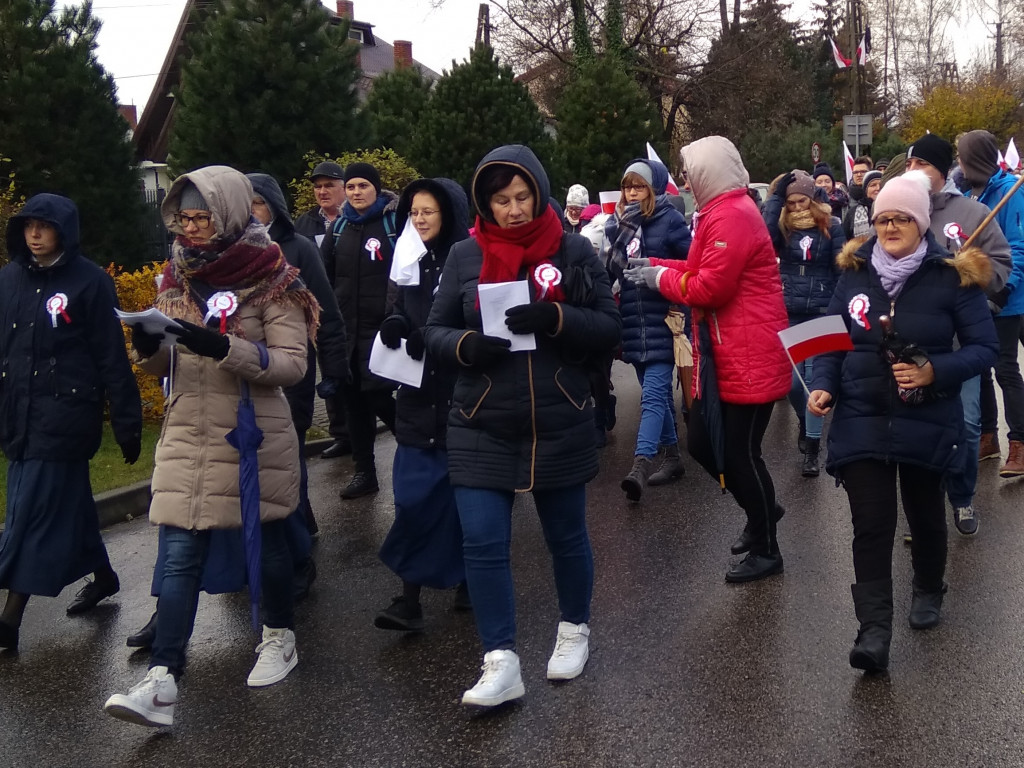 Marsz Niepodległości z marszałkiem Józefem Piłsudskim w Teresinie