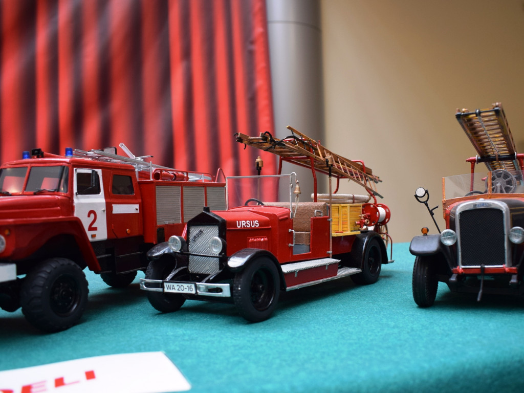 Wystawa strażackich modeli w kramnicach [GALERIA ZDJĘĆ]