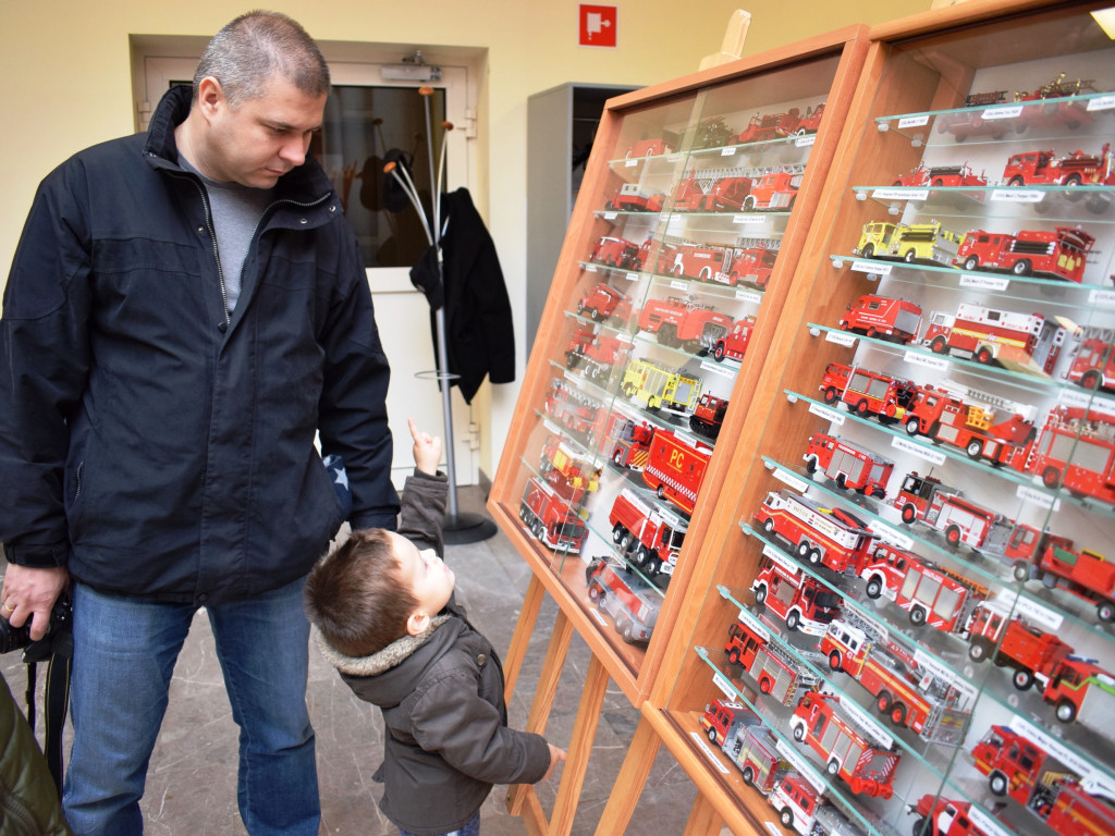 Wystawa strażackich modeli w kramnicach [GALERIA ZDJĘĆ]