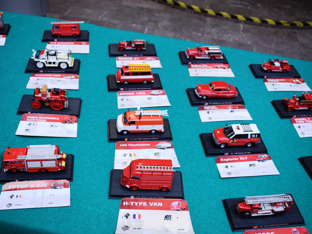 Wystawa strażackich modeli w kramnicach [GALERIA ZDJĘĆ]