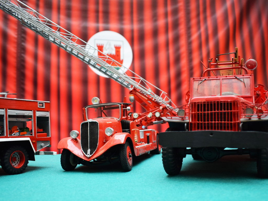 Wystawa strażackich modeli w kramnicach [GALERIA ZDJĘĆ]